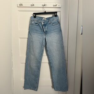 Madewell low slung straight Jeans